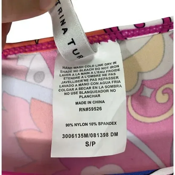 Trina Turk Psychedelic Cover Up Tunic Top Swim Dress Womens Size S NWT $152 - Picture 5 of 9